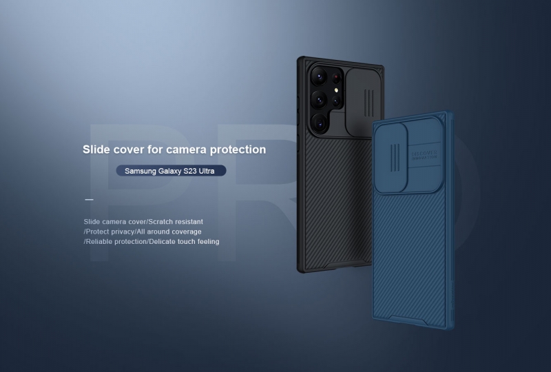 Ốp Lưng Samsung Galaxy S22 Ultra Chính Hãng Nillkin CamShield bảo vệ camera thiết kế dạng camera đóng mở giúp bảo vệ an toàn cho Camera của máy, màu sắc đen huyền bí sang trọng rất hợp với phái mạnh.
